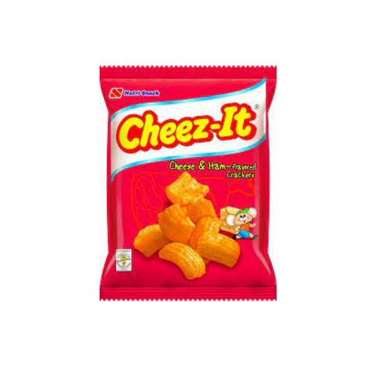 cheez it cheese and ham flavored crackers