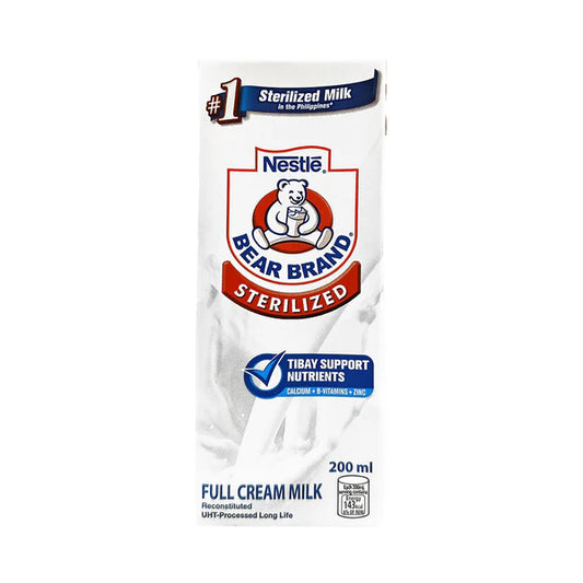 nestle bear brand sterillized full cream milk drink 200ml