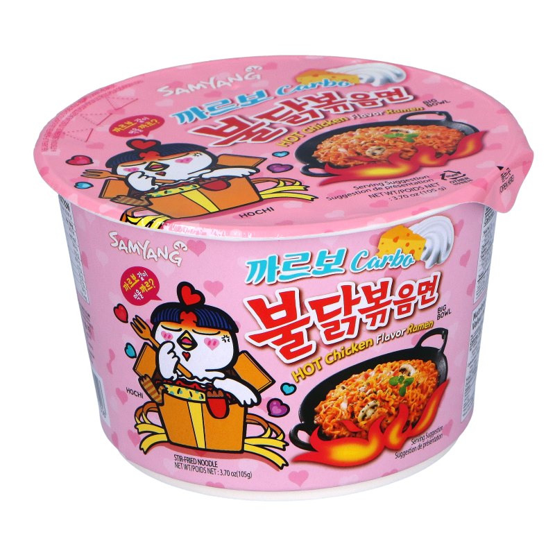 Carbonara Buldak Ramyun Bowl