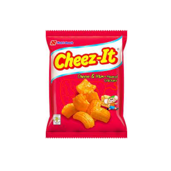 cheez it cheese and ham flavored crackers