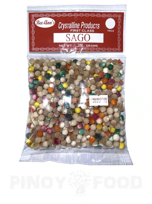 crystalline products sago colorful