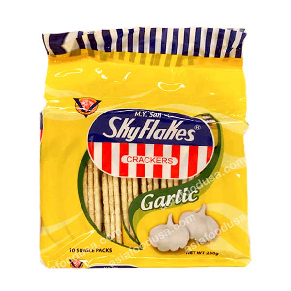 skyflakes crackers garlic flavor