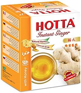 hotta instant ginger with natural honey