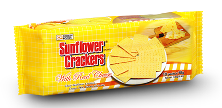 sunflower crackers with real cheese