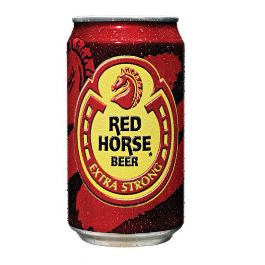 red horse beer can