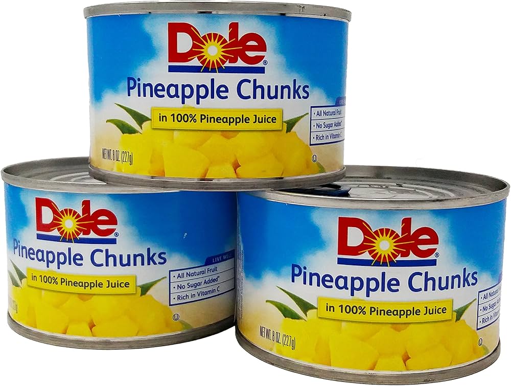 del monte pineapple slices
