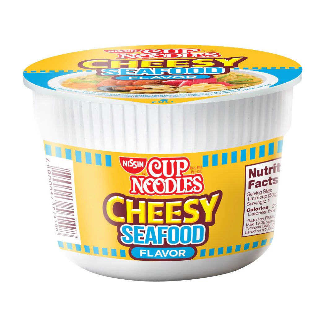nissin cup noodles cheesy seafood flavor