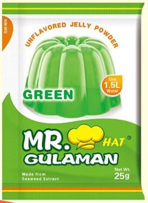 mr hut gulaman jelly pandan flavor