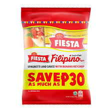fiesta sweet filipino spaghetti sauce with banana ketchup pasta combo