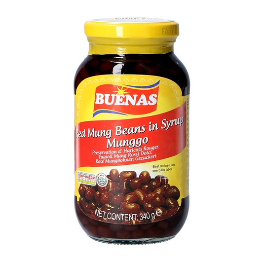 red mung beans in syrup buenas