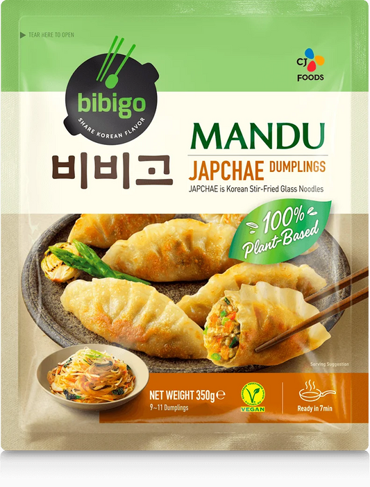 bibigo dumplings vegtables filling with japache