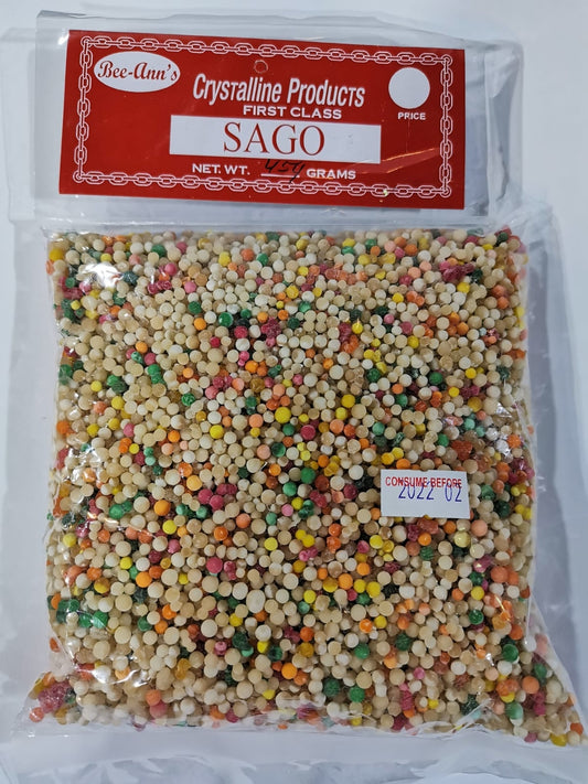 crystalline cassava colorful pearls