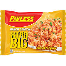 payless pancit canton sweet&spicy flavor